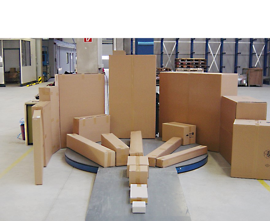 Kartonagen der CYBERlogistics GmbH in Taunusstein / Hessen